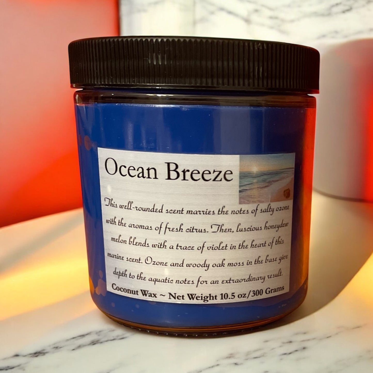 Ocean Breeze Scented Candle