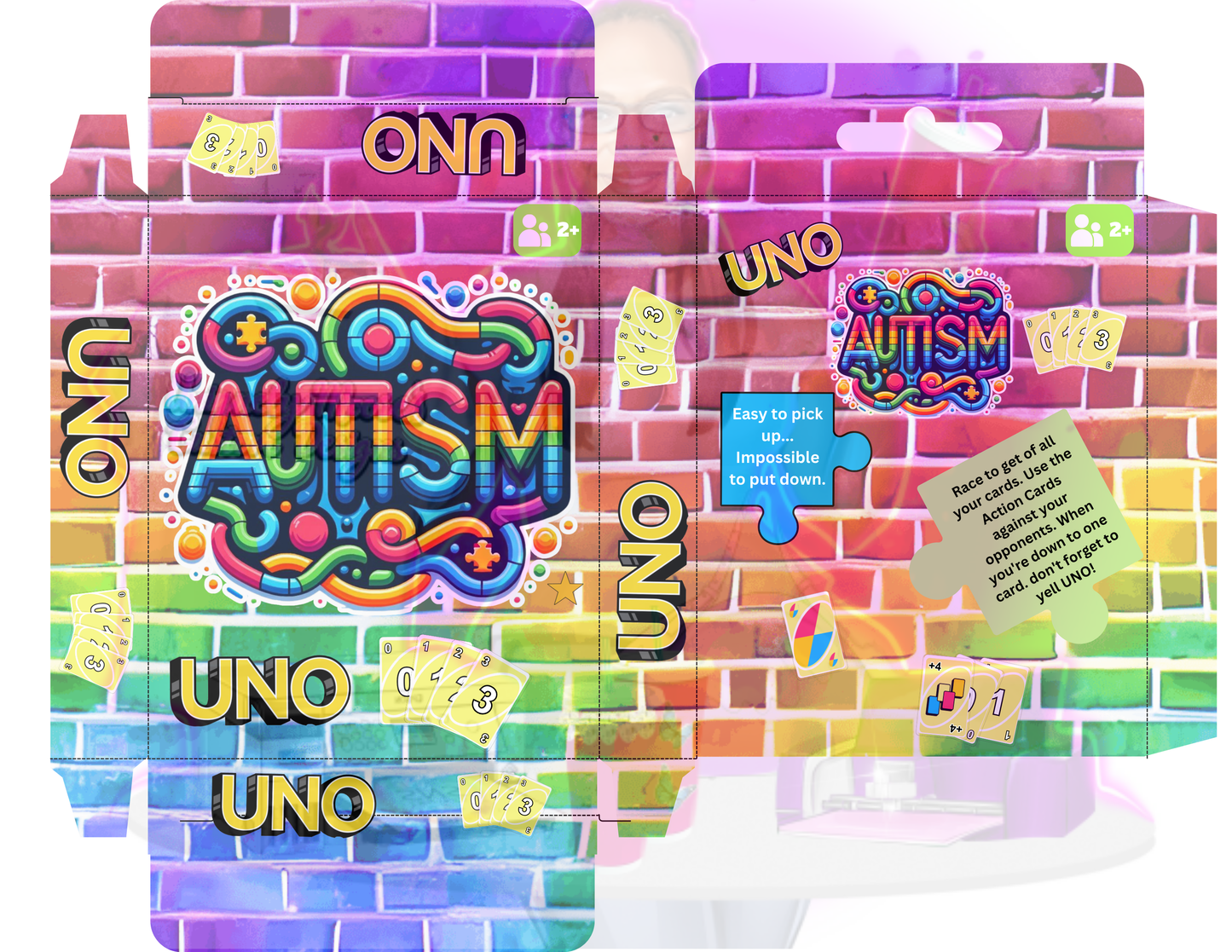 Editable Custom UNO Cards Template