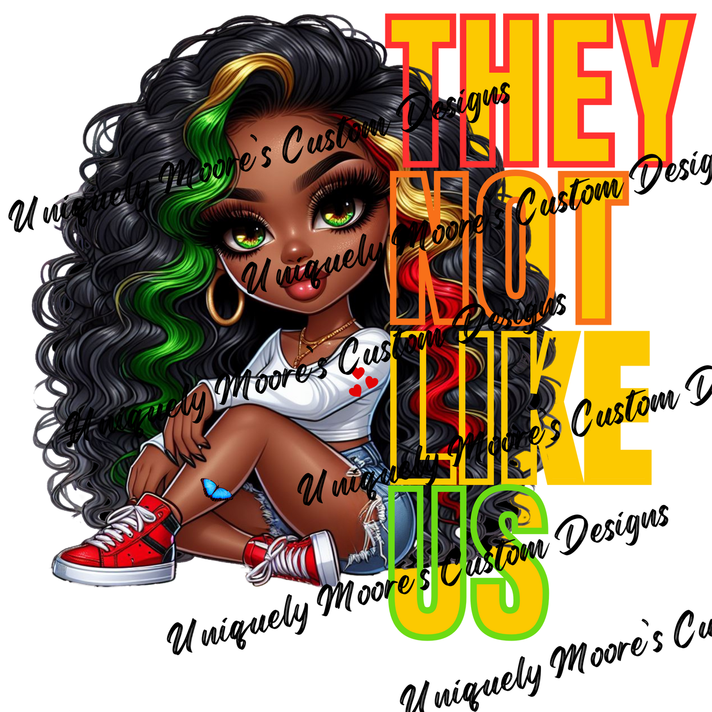 They Not Like Us Design