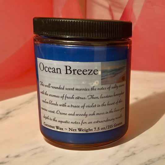 Ocean Breeze Scented Candle