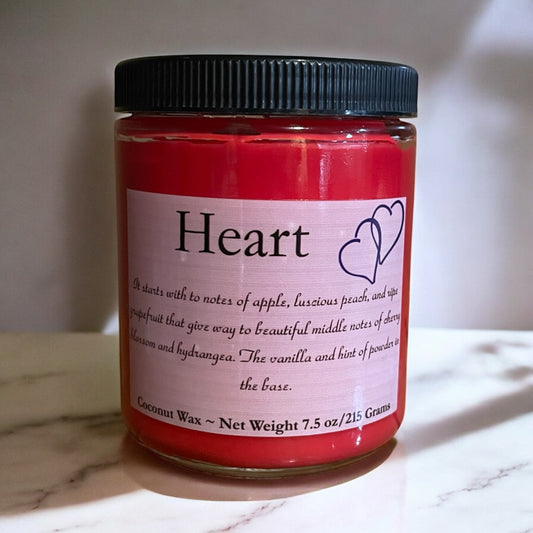 Heart Scented Candle