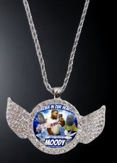 Angel Wing Memorial Necklace