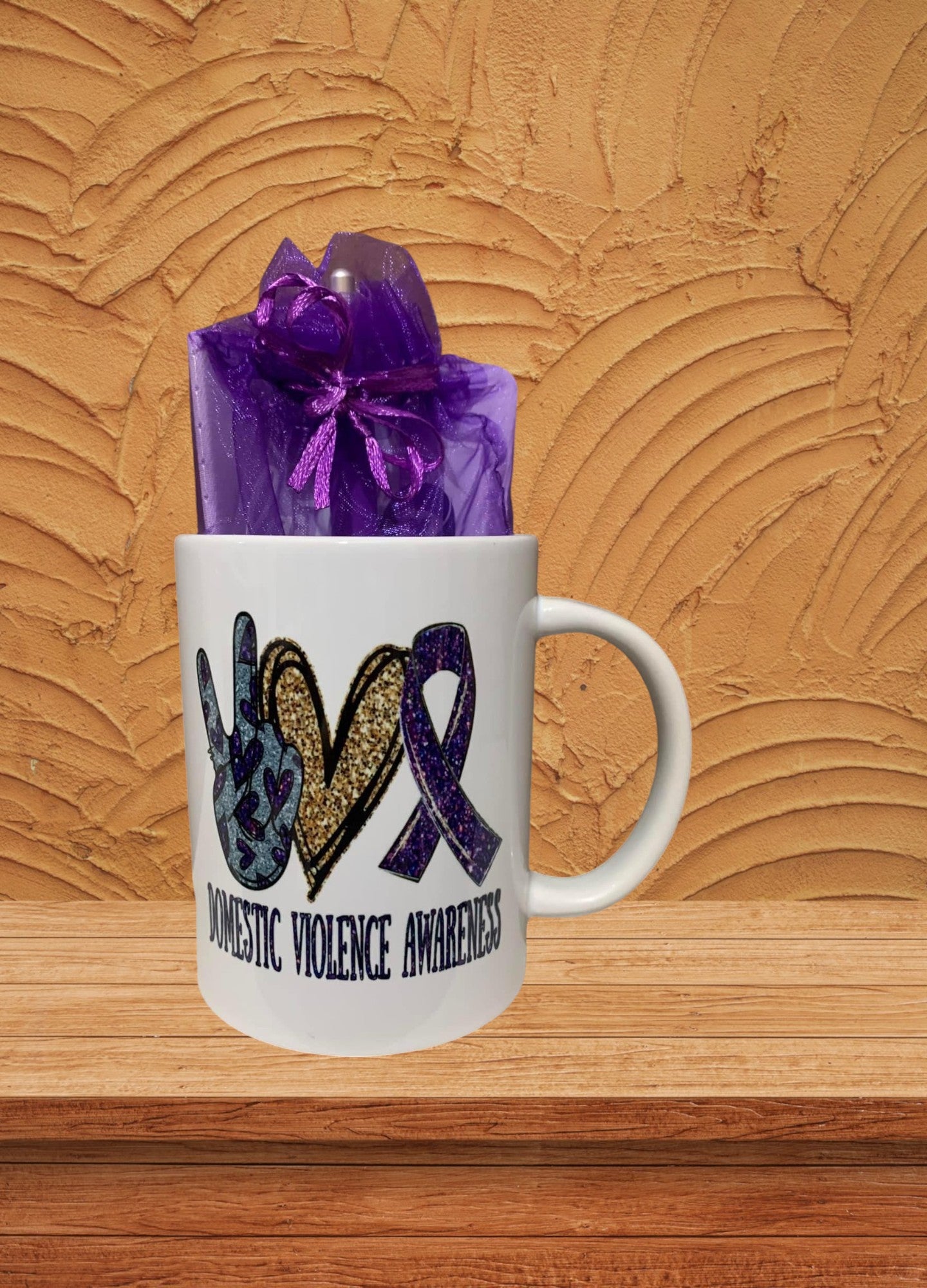 Domestic Violence Awareness Mug Set