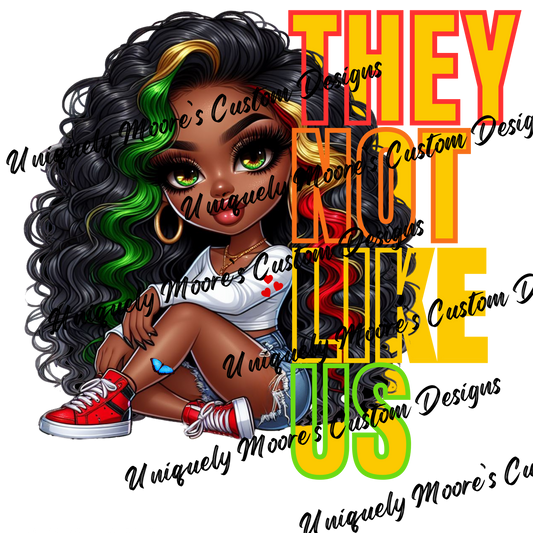 They Not Like Us Design